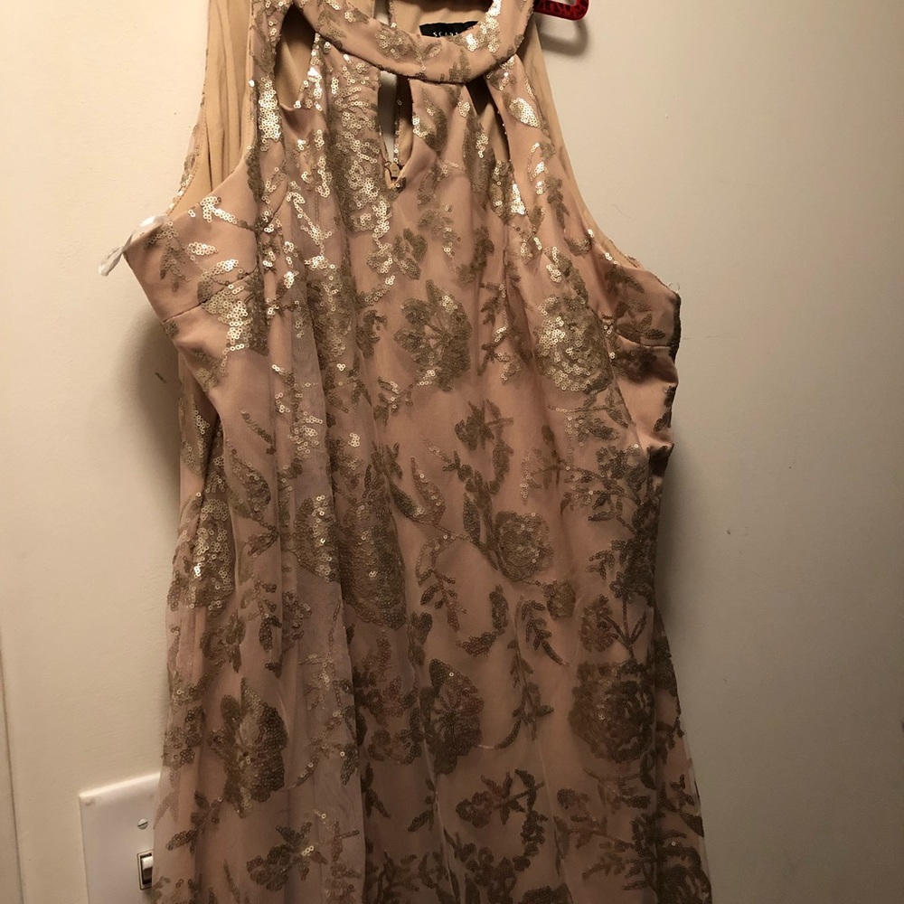 Champagne formal Gown